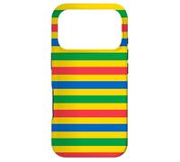 Carcasa para iPhone 17 Pro Yellow Blue Green Red Mauritius Flag Classic Pattern