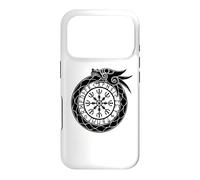 Carcasa para iPhone 17 Pro Yelmo nórdico de Ouroboros del asombro