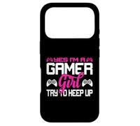 Carcasa para iPhone 17 Pro Yes I'm A Gamer Girl Try To Keep Up Gaming