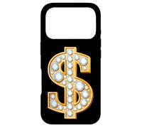 Carcasa para iPhone 17 Pro Yes I'm Rich, Elegant Hip Hop Cool Necklace with Dollar
