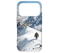 Carcasa para iPhone 17 Pro Yeti Snow Mountain Peak - Gráfico Misterioso de Criatura Oculta
