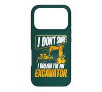 Carcasa para iPhone 17 Pro Yo no Ronco Sueño Operador de Excavadora Divertido