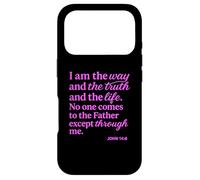 Carcasa para iPhone 17 Pro Yo Soy el Camino: la Verdad, la Vida, Juan, Las Escrituras, Versículo de la Biblia, Dios Ora