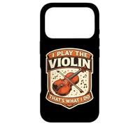 Carcasa para iPhone 17 Pro Yo toco el violín eso es lo Que Hago Profesor Violinista Vintage