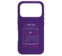 Carcasa para iPhone 17 Pro YO Uso Morado para Lupus Conciencia SLE Meme