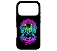 Carcasa para iPhone 17 Pro Yoga Astronauta Mandala Zen Meditación Lotus Pose