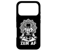 Carcasa para iPhone 17 Pro Yoga Astronauta Zen AF Divertido Mandala Meditación Lotus Pose