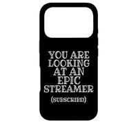 Carcasa para iPhone 17 Pro You Are Looking At Epic Streamer Subscribe IRL Stream Gear