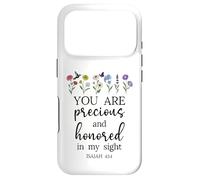 Carcasa para iPhone 17 Pro You Are Precious Honored in My Sight Isaiah 43:4 Bible Verse