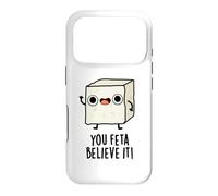 Carcasa para iPhone 17 Pro You Feta Believe It, Divertido Juego de Palabras con Queso