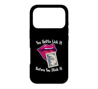Carcasa para iPhone 17 Pro You Gotta Lick It Before You Stick It Funny Adult Joke