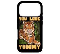 Carcasa para iPhone 17 Pro You Look Yummy Tiger Hilarious Meme Quote
