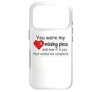 Carcasa para iPhone 17 Pro You were My Missing Puzzle Piece Valentine Couple Love Heart