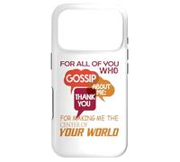 Carcasa para iPhone 17 Pro You Who Gossip About Me Funny Adult Hilarious Friend Gift