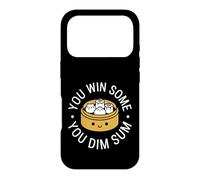 Carcasa para iPhone 17 Pro You Win Some You Dim Sum Juego de Palabras Divertido con Comida