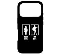 Carcasa para iPhone 17 Pro Your Wife My Wife Funny Women Guitarrista acústica