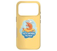 Carcasa para iPhone 17 Pro You'Re Shrimply The Best Pun Funny Shrimp Chef Chiste Humor