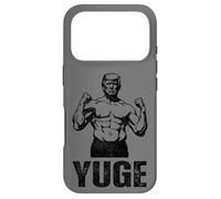 Carcasa para iPhone 17 Pro Yuge Muscular Flex Trump Divertido Patriótico Vintage Entrenamiento Gimnasio