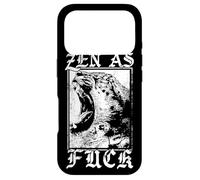 Carcasa para iPhone 17 Pro Zen as FCK - Tigre - Estética gótica vanguardista