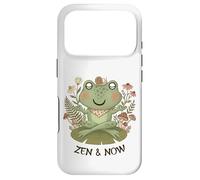 Carcasa para iPhone 17 Pro Zen Cottagecore Rana Meditación Yoga Mindfulness Estética