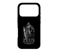 Carcasa para iPhone 17 Pro Zeus Rey del Olimpo Mitología Griega Trueno
