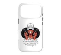 Carcasa para iPhone 17 Pro Zodiac Cancer Inspired Afro Women White Grey Cap Black Girl
