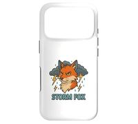 Carcasa para iPhone 17 Pro Zorro de tormenta Feroz con Elementos de Trueno