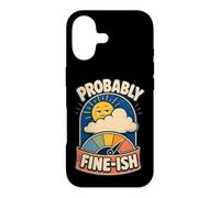 Carcasa para iPhone 17 Probably Fine-ish Humor Naturaleza