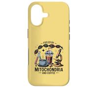 Carcasa para iPhone 17 Profesor de Ciencias Divertido impulsado por la biología del café de Las mitocondrias