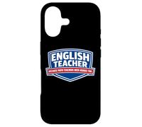 Carcasa para iPhone 17 Profesor de inglés Porque los Profesores de matemáticas Necesitan héroes Demasiado Divertidos