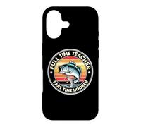 Carcasa para iPhone 17 Profesor De Tiempo Completo Tiempo Parcial Hooker Divertido Fisher Pesca