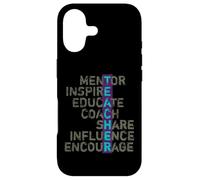 Carcasa para iPhone 17 Profesor Educador Mentor Escuela Influencer Vintage Teacher