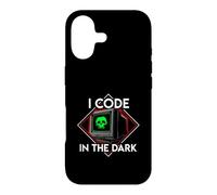 Carcasa para iPhone 17 Programmer I Code In The Dark Retro Hacker Skull