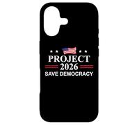 Carcasa para iPhone 17 Project 2026 Save Democracy Defend Protest Fight Oligarchy