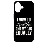 Carcasa para iPhone 17 Prometo amarte a ti y a mi Coche igualmente Auto Romance