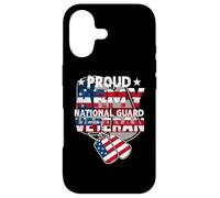 Carcasa para iPhone 17 Proud Army National Guard Veteran American Flag Patriotic