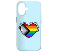 Carcasa para iPhone 17 Proud LGBTQ Ally Rainbow Equality Heart Flag
