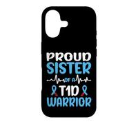 Carcasa para iPhone 17 Proud Sister of A T1D Warrior