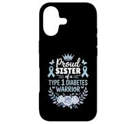 Carcasa para iPhone 17 Proud Sister of Type 1 Diabetic Warrior Design Diabetes