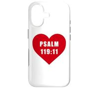 Carcasa para iPhone 17 Psalm 119:11 - Thy Word Have I Hid in Mine Heart Reference
