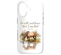 Carcasa para iPhone 17 Psalm 46:10 Be Still, and Know That I Am God, Girls Horse
