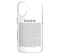 Carcasa para iPhone 17 Psalms 91 Full KJV Bible Verse Protection & Safety Blessing