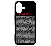 Carcasa para iPhone 17 Psalms 91 Full KJV Bible Verse Protection & Safety Blessing