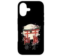 Carcasa para iPhone 17 Puerta Japonesa Torii Cherry Blossom Art Japón Cultura Kanji