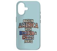 Carcasa para iPhone 17 Puertorriqueño y Cubano Made In America Mix Heritage Vintage