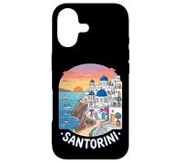 Carcasa para iPhone 17 Puesta de Sol Santorini Grecia Isla Griega Viaje Souvenir