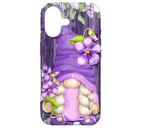 Carcasa para iPhone 17 Purple Flower GNOME with Lavender Violet Lilac Shabby Chic