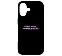 Carcasa para iPhone 17 Purple Keep It Moving Purple Graphic