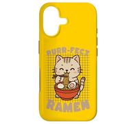 Carcasa para iPhone 17 Purr-FECT Ramen Cat Comiendo Fideos Kawaii Kitty
