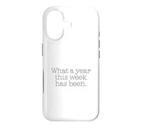 Carcasa para iPhone 17 Qué año Esta Semana ha Sido Gracioso Decir